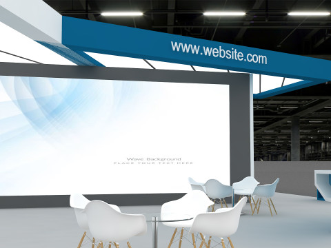 3D Exhibition Stand 3D-Modell