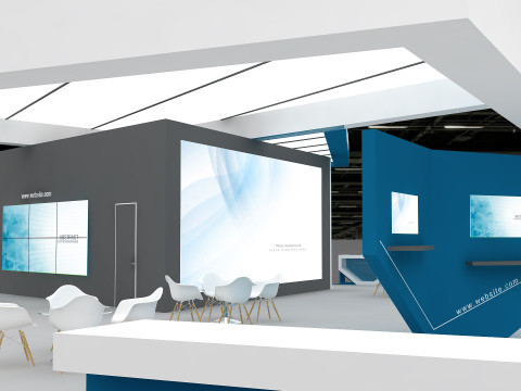 3D Exhibition Stand 3D-Modell