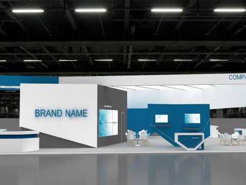 3D Exhibition Stand 3D-Modell