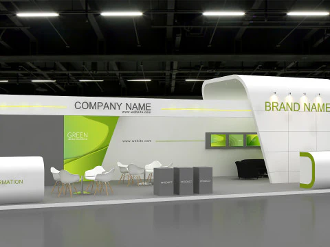 3D beursstand kraam 3D Model