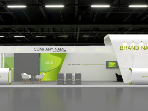 3D Exhibition Stand stall 3D Model