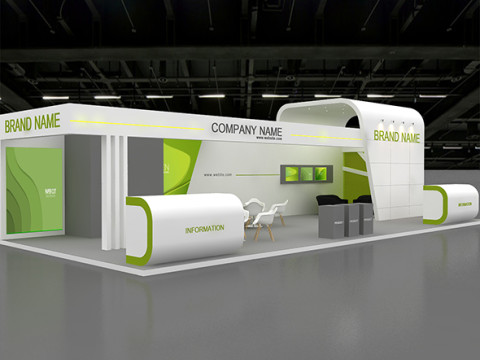 3D Exhibition Stand stall 3D Model