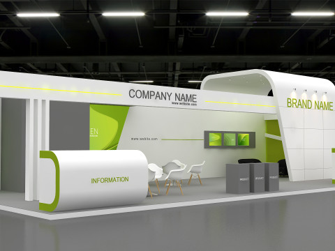 3D Exhibition Stand stall 3D Model