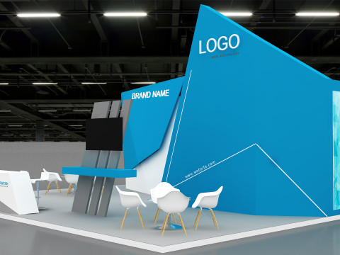 3D Exhibition Stand stall 3D Model