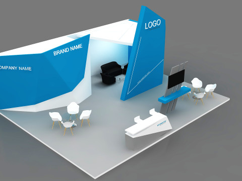 3D Exhibition Stand stall 3D Model