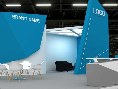 3D Exhibition Stand stall 3D Model