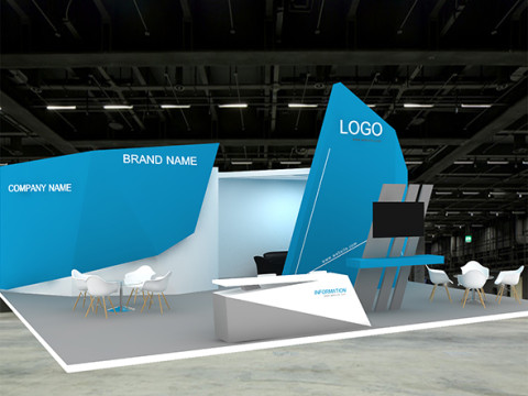 3D Exhibition Stand stall 3D Model