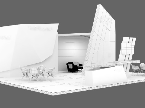 3D Exhibition Stand stall 3D Model