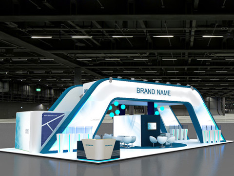 3D Exhibition Booth Model Modèle 3D
