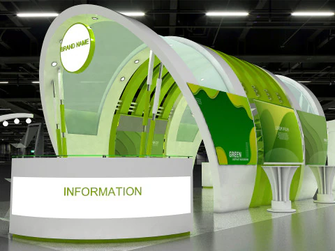 Stoisko wystawowe 3D Model 3D