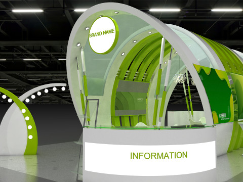 3D Exhibition Stand 3D 모델