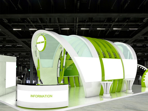 3D Exhibition Stand 3D 모델