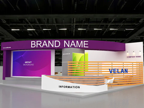 展示ブーストレードショー 3Dモデル