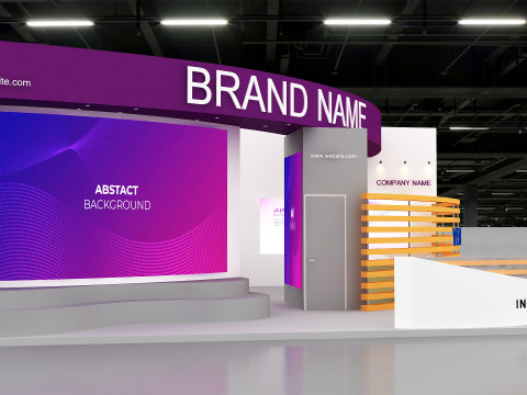 Exhibition booth tradeshow 3D 모델