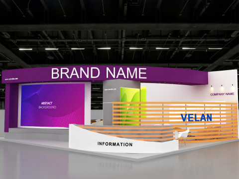 Exhibition booth tradeshow 3D 모델