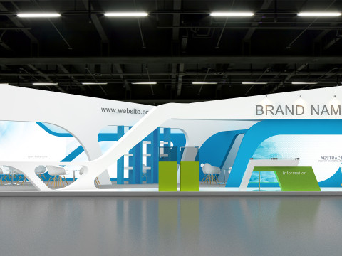Exhibition booth tradeshow 3D 모델