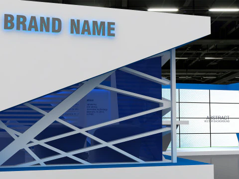 3D Exhibition Stand 3D Model