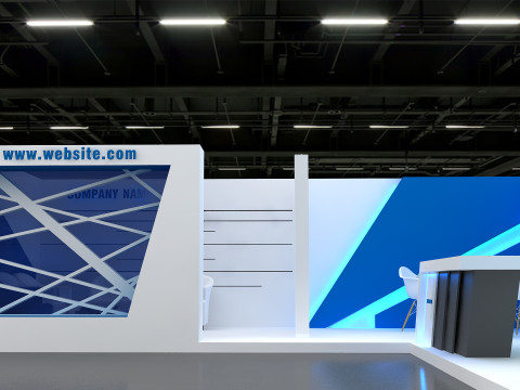 3D Exhibition Stand 3D 모델