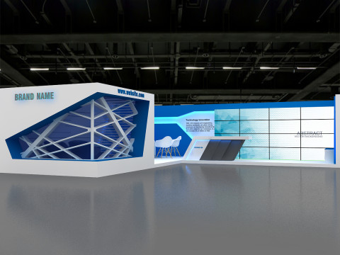 3D Exhibition Stand 3D 모델