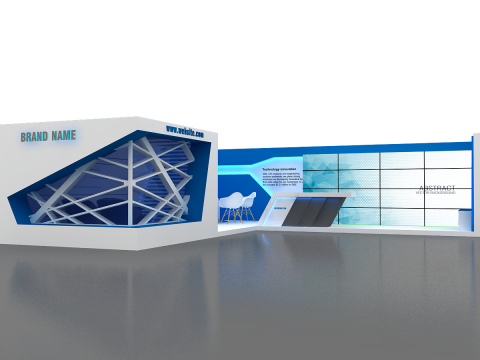 3D Exhibition Stand 3D 모델