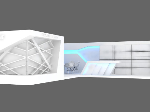 3D Exhibition Stand 3D 모델