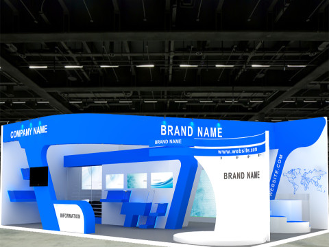 3D Exhibition Booth Design Modèle 3D
