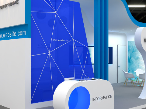 Exhibition booth tradeshow 3D 模型