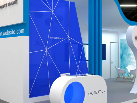 Exhibition booth tradeshow 3D Model