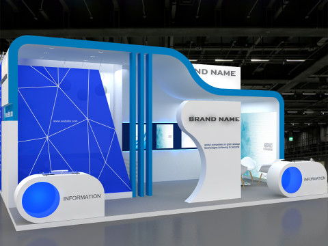 Exhibition booth tradeshow 3D 模型