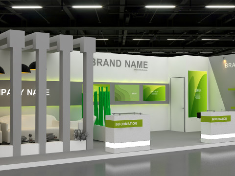 3D Exhibition Booth Model 3D 模型