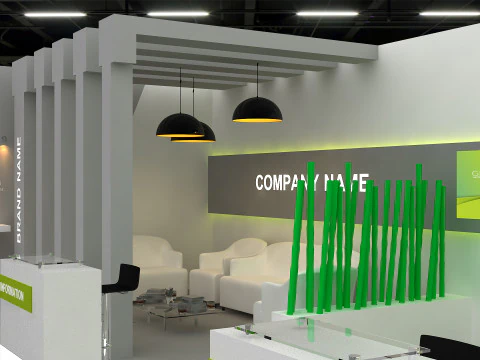 3D Exhibition Booth Model 3D Model