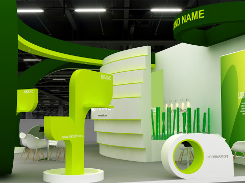 3D Exhibition Stand 3D Модель
