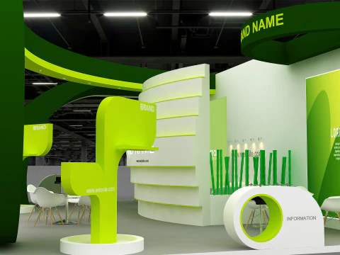 3D Exhibition Stand 3D Model