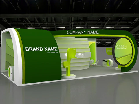 3D Exhibition Stand 3D Model