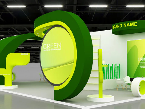 3D Exhibition Stand 3D Model