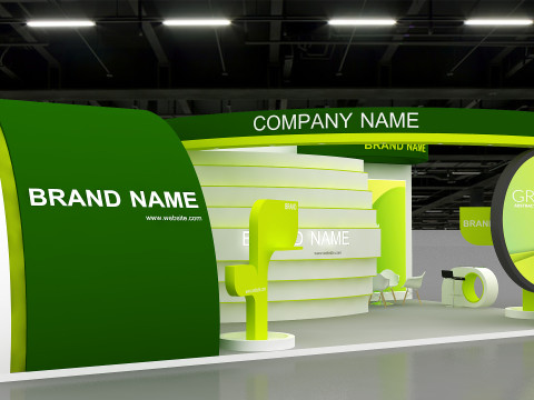 3D Exhibition Stand 3D Модель