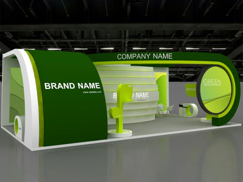 3D Exhibition Stand 3D Model