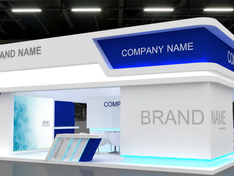 3D Exhibition Stand 3D Model