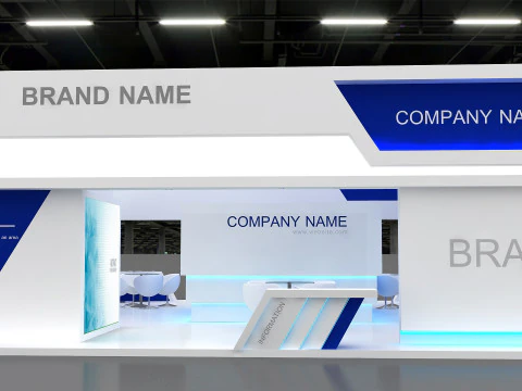 3D Exhibition Stand 3D Model