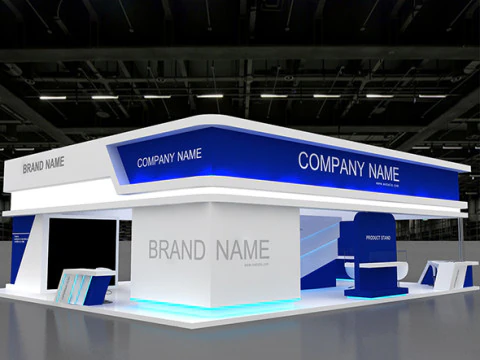 3D Exhibition Stand 3D Model