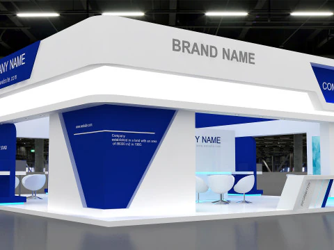 3D Exhibition Stand 3D Model