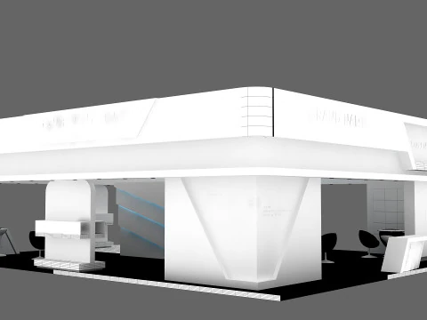 3D Exhibition Stand 3D Model