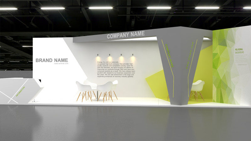 3d booth model 3D 모델 .c4d .max .obj .3ds .fbx .stl .blend