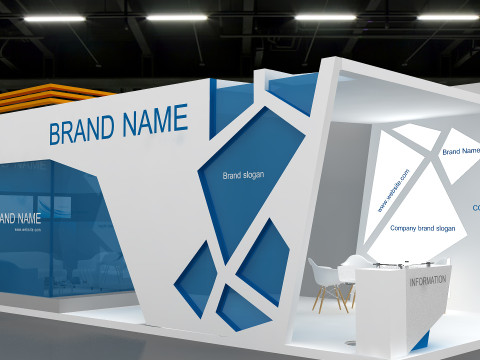 3d booth 3D 模型