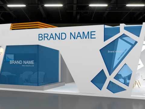 3d booth 3D 模型