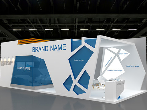 3d booth 3D 模型