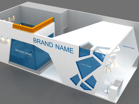 3d booth 3D 模型