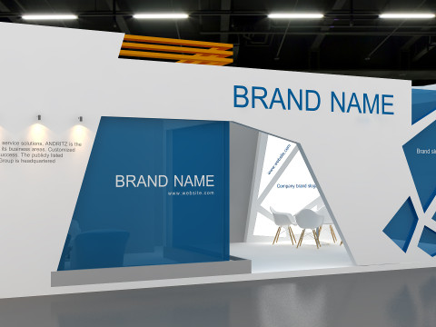 3d booth 3D 模型