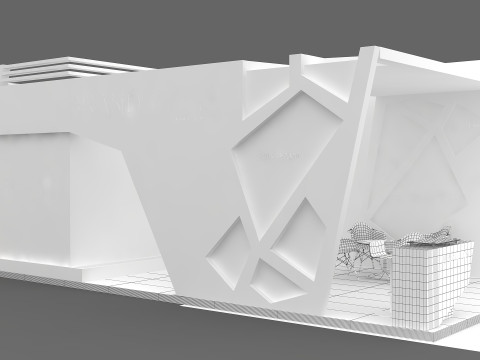 3d booth 3D 模型