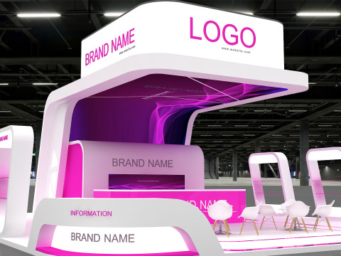3d Booth 3D 模型